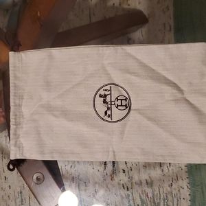 Hermes dust bag 14" by 8"